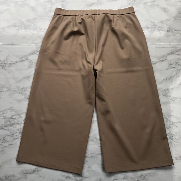 Eileen Fisher Tan Wide Leg Pants - Picture 3 of 11